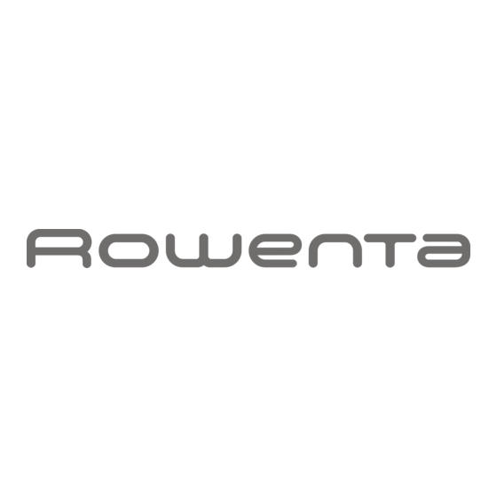 Rowenta LISSEA 030013 - 4/03 SH315/345 Instructions For Use Manual