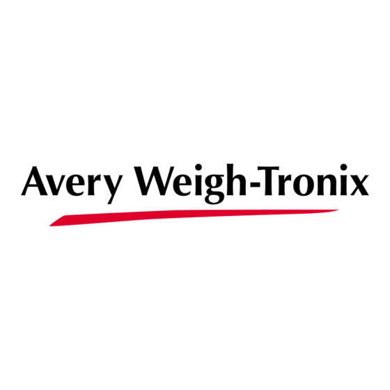 Avery Weigh-Tronix RLP Installation And User Manual