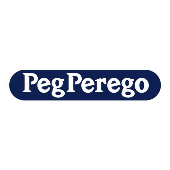 Peg-Perego pliko p3 Instructions For Use Manual