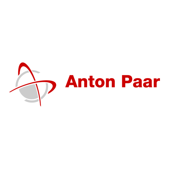 Anton Paar SmartRef Instruction Manual And Safety Information
