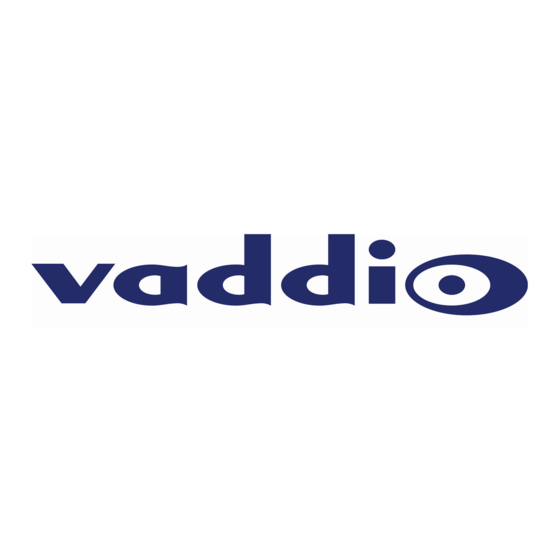 VADDIO ZOOMSHOT 30 Installation And User Manual