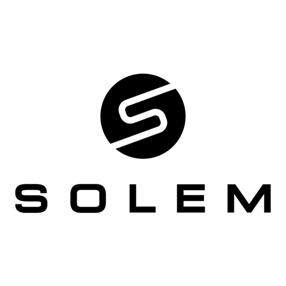 Solem WF-IP Quick Installation Manual