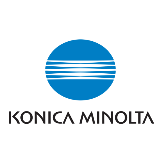 Konica Minolta 7020 Instruction Manual
