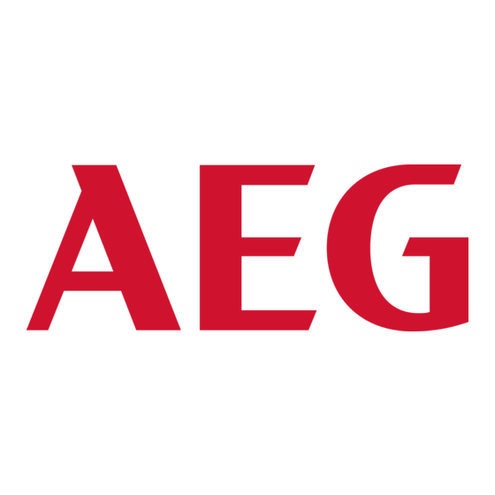 AEG 125 D Installation And Operating Instructions Manual