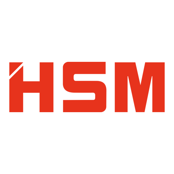 HSM HSM1782 Instruction Manual