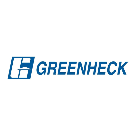 Greenheck FSDR-XXX Installation & Operation Instructions
