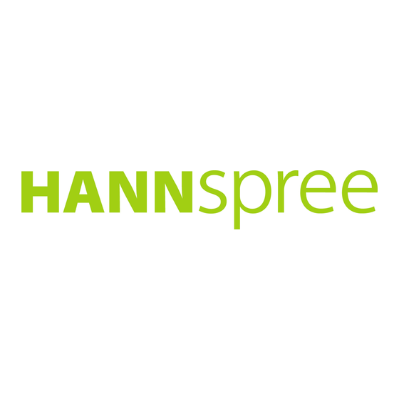 HANNspree F629-10C1 Quick Start Manual