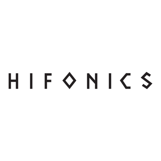 Hifonics Series VI Odin User Manual