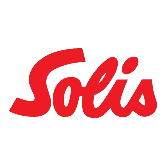 SOLIS 821 Instructions For Use Manual