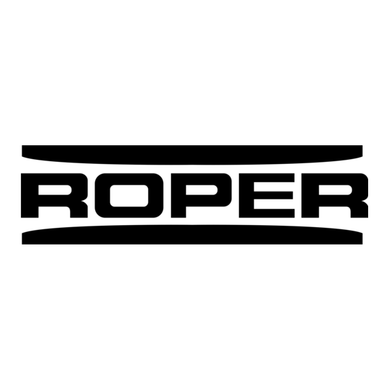 Roper RUD1000KB Dimension Manual