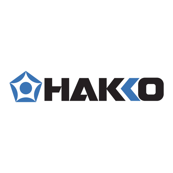 Hakko Electronics FT-8004 Manual