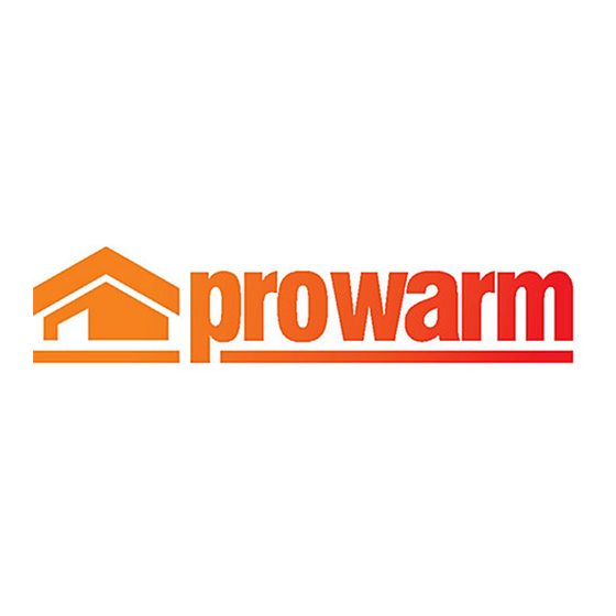 prowarm Pro Digital Remote User Manual