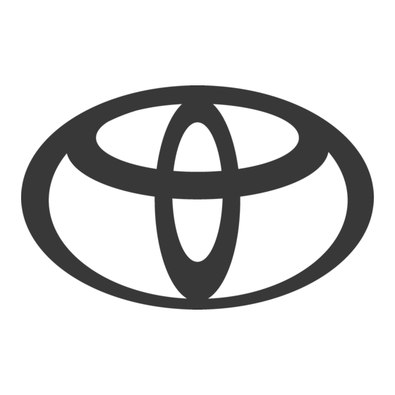 Toyota TNS 300 Installation Instructions Manual