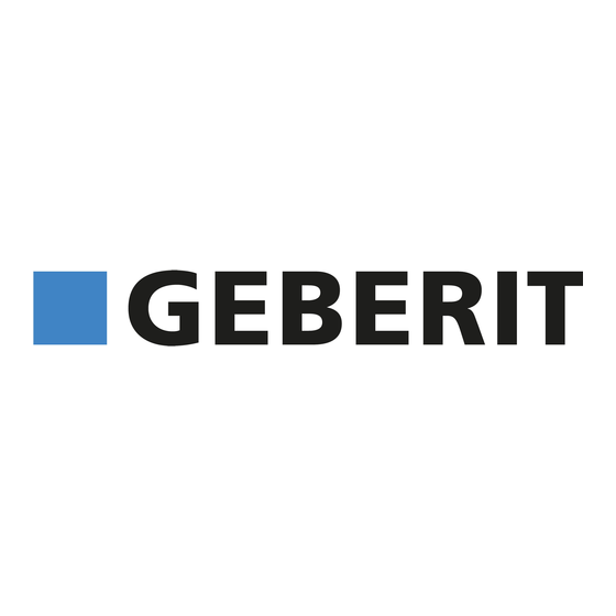 Geberit 147.038 series User Manual