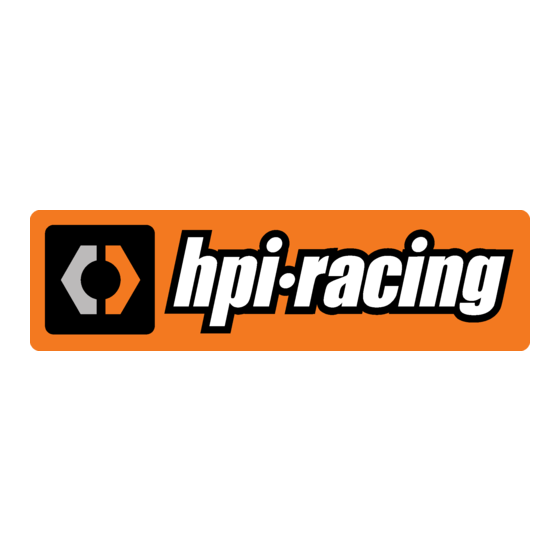 HPI Racing Hotbodies Cyclone 12 Instruction Manual