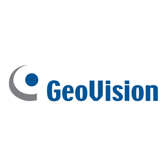 GeoVision GV-NVR Quick Start Manual