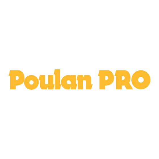 Poulan Pro 220 Instruction Manual