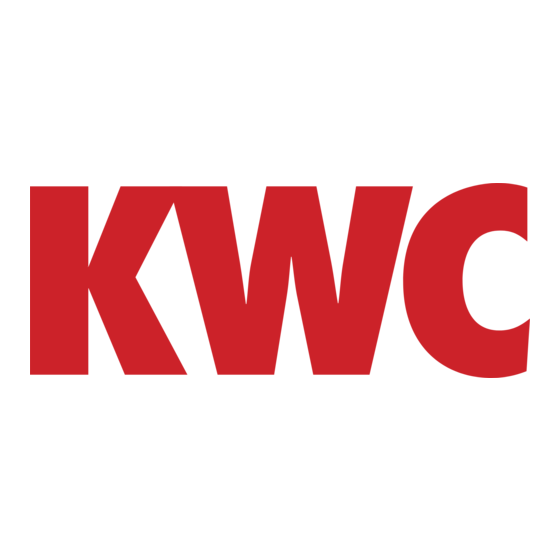 KWC ONO A 125 12.151.042.000 Installation And Service Instructions Manual