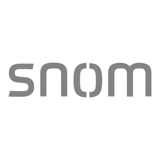 Snom phones Frequently Asked Questions
