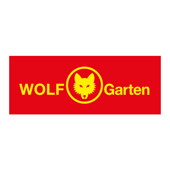 Wolf Garten 6.38 E Instruction Manual