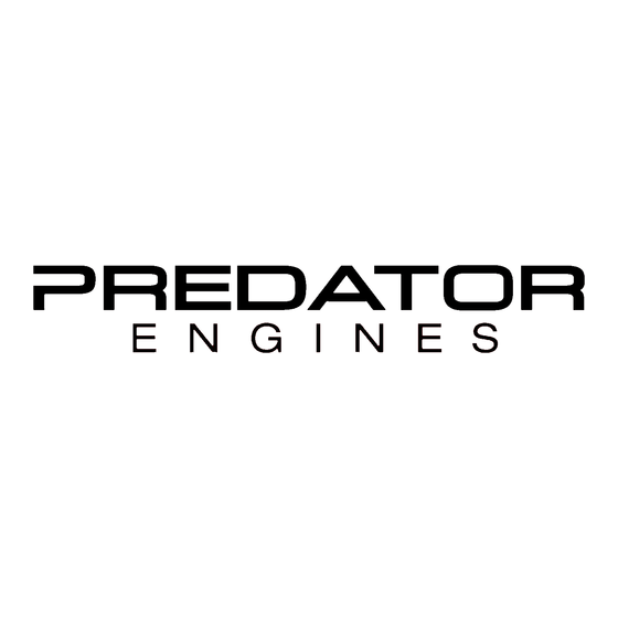 Predator Engines 60599 Owner's Manual