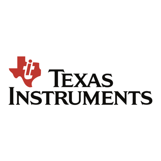 Texas Instruments E-5032 User Manual