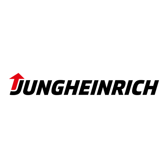 Jungheinrich EFG 110k Operating Instructions Manual