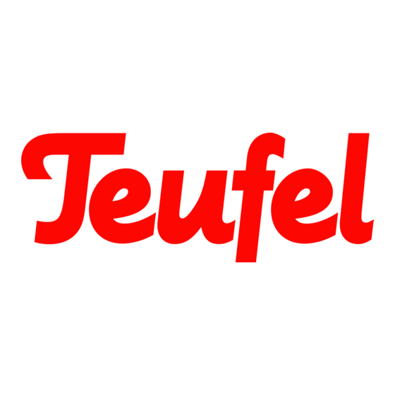 Teufel T 110 C Technical Description And Operating Instructions