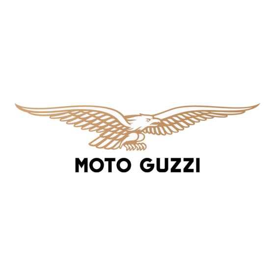 MOTO GUZZI BELLAGIO Service Station Manual