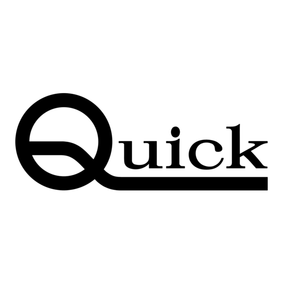Quick Quickie.15 Manual