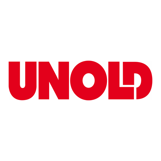 Unold 48470 Instructions For Use Manual