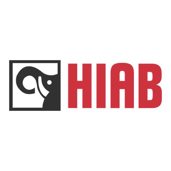 HIAB EFFER JIB 70X OPERATOR'S MANUAL Pdf Download | ManualsLib