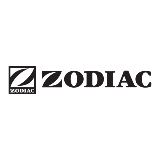 Zodiac PW 5M Instructions For Installation And Use Manual