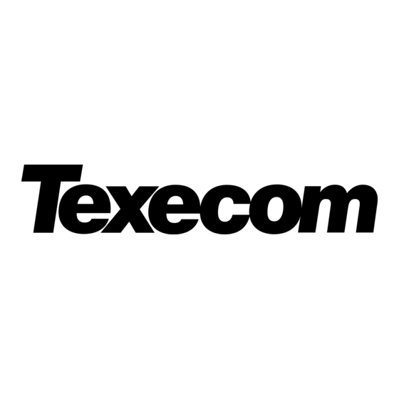 Texecom Premier Function Manual