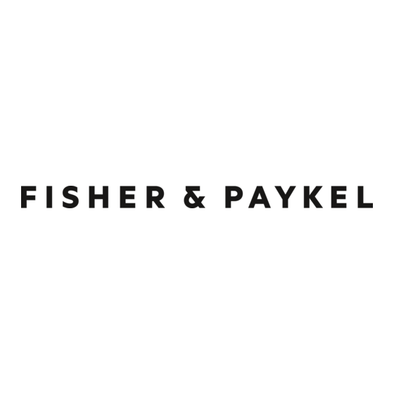 Fisher & Paykel MINIMAL Installation Manual