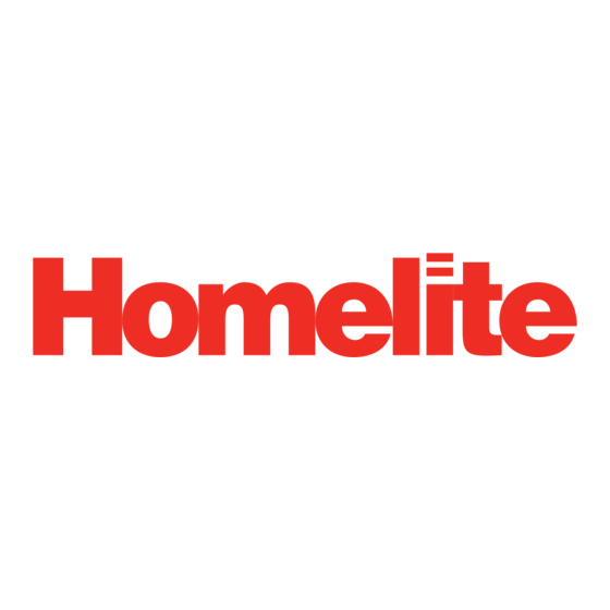 Homelite HG3510 Series Operator's Manual