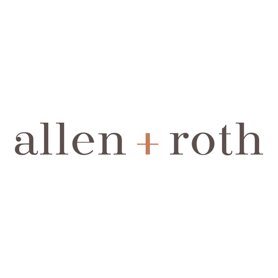 Allen + Roth 67095W-6201 Installation Instructions Manual