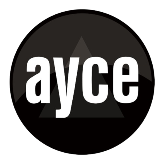 Ayce JF01C-P1W5M-BZH65 Operator's Manual