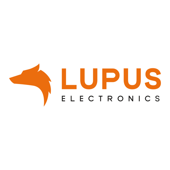 Lupus GEODOME LE335 User Manual