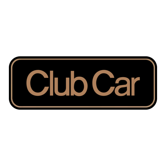 Club Car Precedent 2014 Maintenance And Service Manual