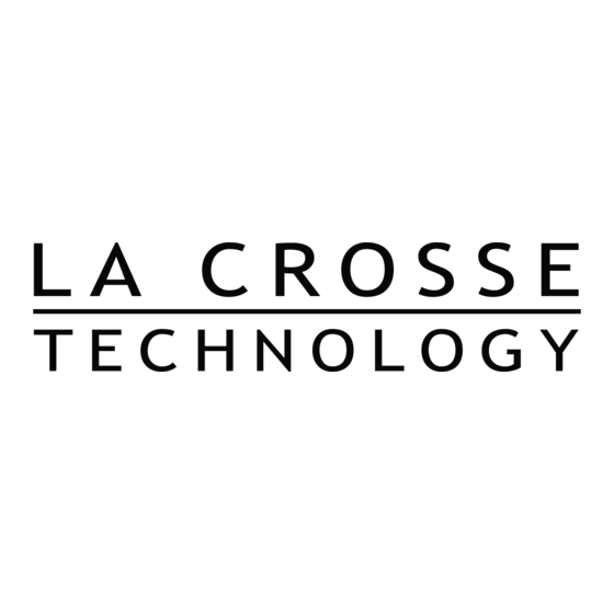 La Crosse Technology WIRELESS WEATHER STATION Instruction Manual