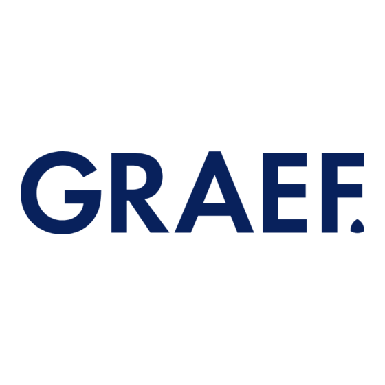 Graef HE80 Operating Instructions Manual