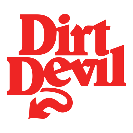 Dirt Devil Infinity rebel 50 DD 5500 Operating Manual