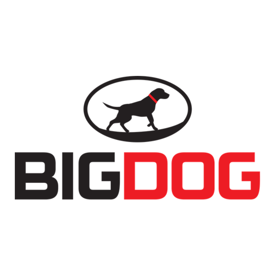 BigDog X Series General Service Manual