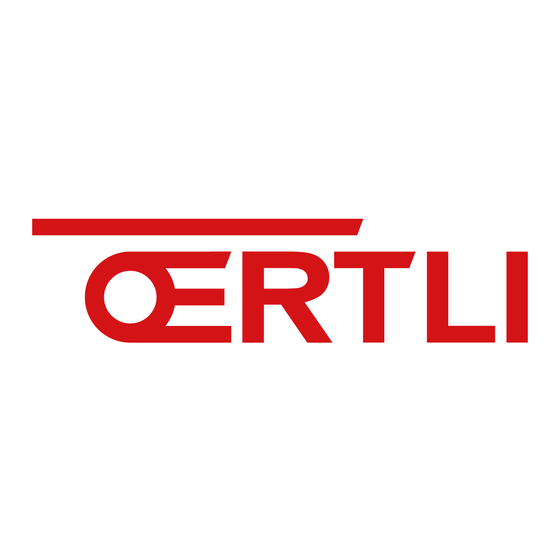 OERTLI OEtroSmart Technical Information