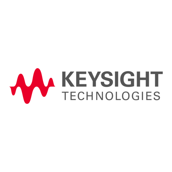 Keysight Technologies E5868A Installation And Setup Manual