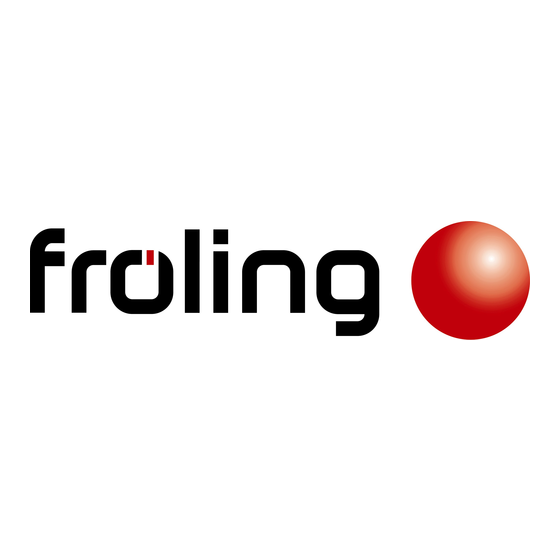 Froling S1 Turbo Installation Instructions Manual