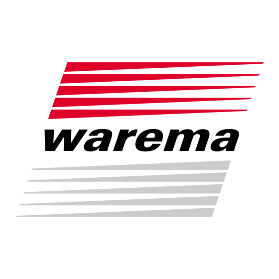 WAREMA PB Instructions For Installation, Use And Maintenance Manual