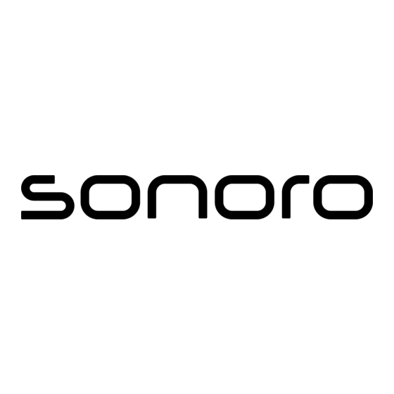 Sonoro ORCHESTRA SO-1100 Operating Manual