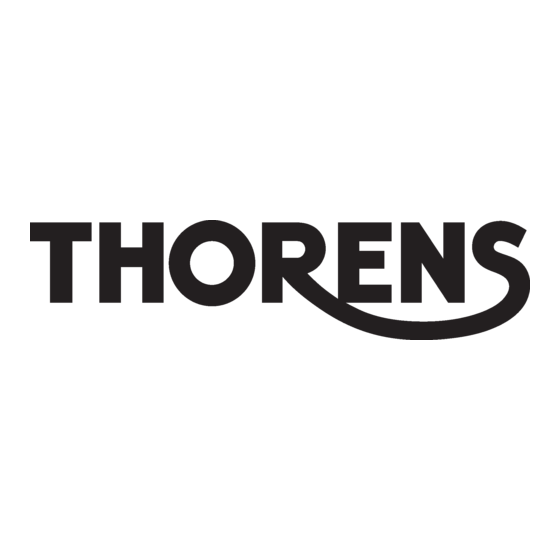 THORENS TD 350 Instructions For Use Manual